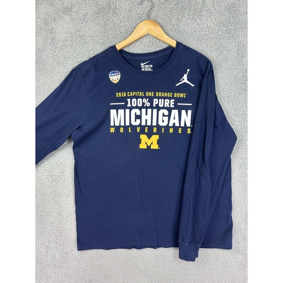 Nike Other - Nike Jordan Michigan Wolverines Shirt Mens XL NCAA Football 2016 Rugby Sports